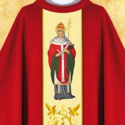 Fashion Articles Religieux JP Chasuble liturgique visage Saint Clément