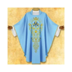 Fashion Articles Religieux JP Chasuble mariale pour messe