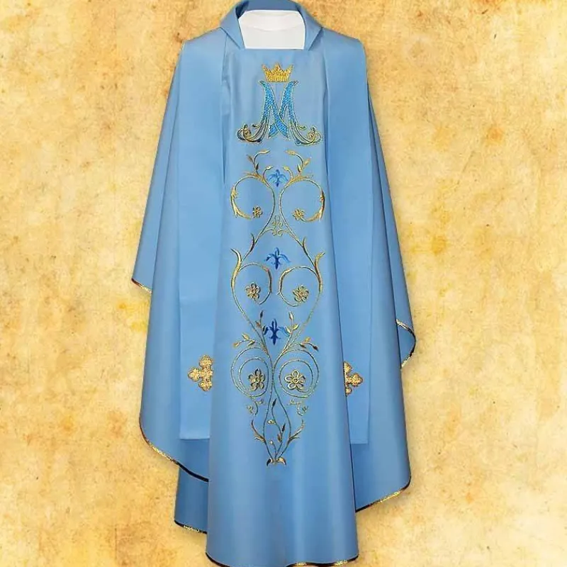 Discount Articles Religieux JP Chasuble Mariale pour messe