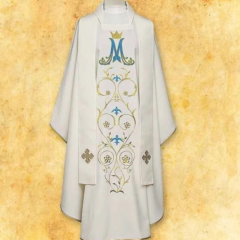 Discount Articles Religieux JP Chasuble Mariale pour messe