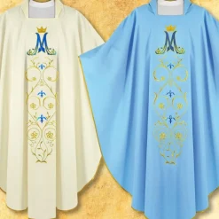 Discount Articles Religieux JP Chasuble Mariale pour messe
