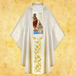 Sale Articles Religieux JP chasuble messe baptême Jésus