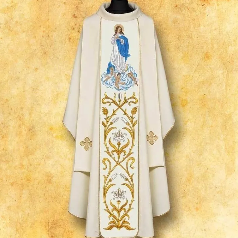 Hot Articles Religieux JP Chasuble Notre Dame de L'Assomption