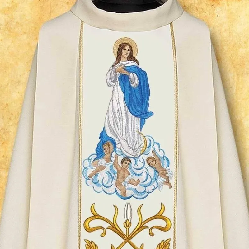 Hot Articles Religieux JP Chasuble Notre Dame de L'Assomption