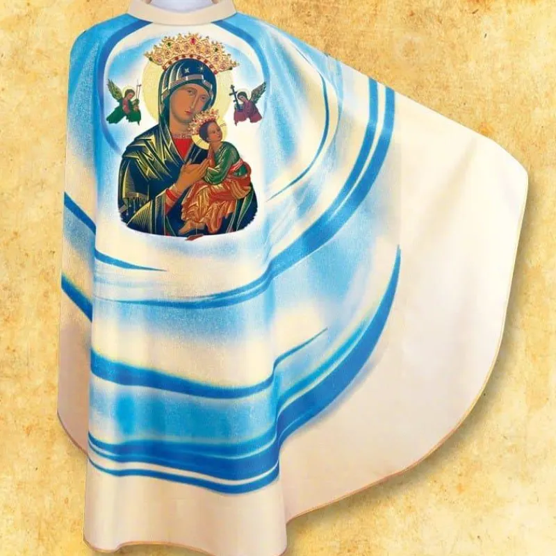 New Articles Religieux JP Chasuble Notre Dame du perpétuel Secours