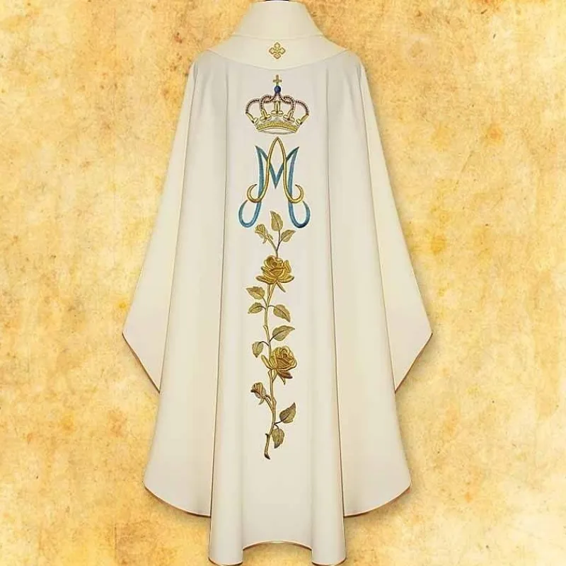 Cheap Articles Religieux JP Chasuble Notre Dame du ROSAIRE
