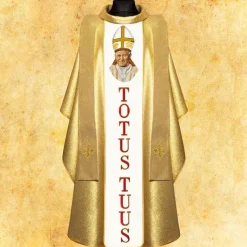 Sale Articles Religieux JP chasuble pour messe Totus Tuus