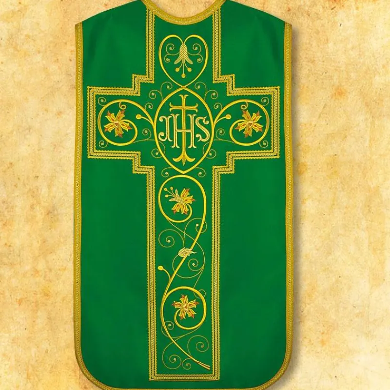 Best Sale Articles Religieux JP Chasuble romaine Agape pour messe