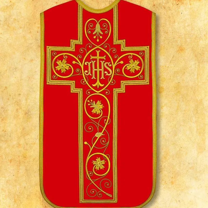 Best Sale Articles Religieux JP Chasuble romaine Agape pour messe