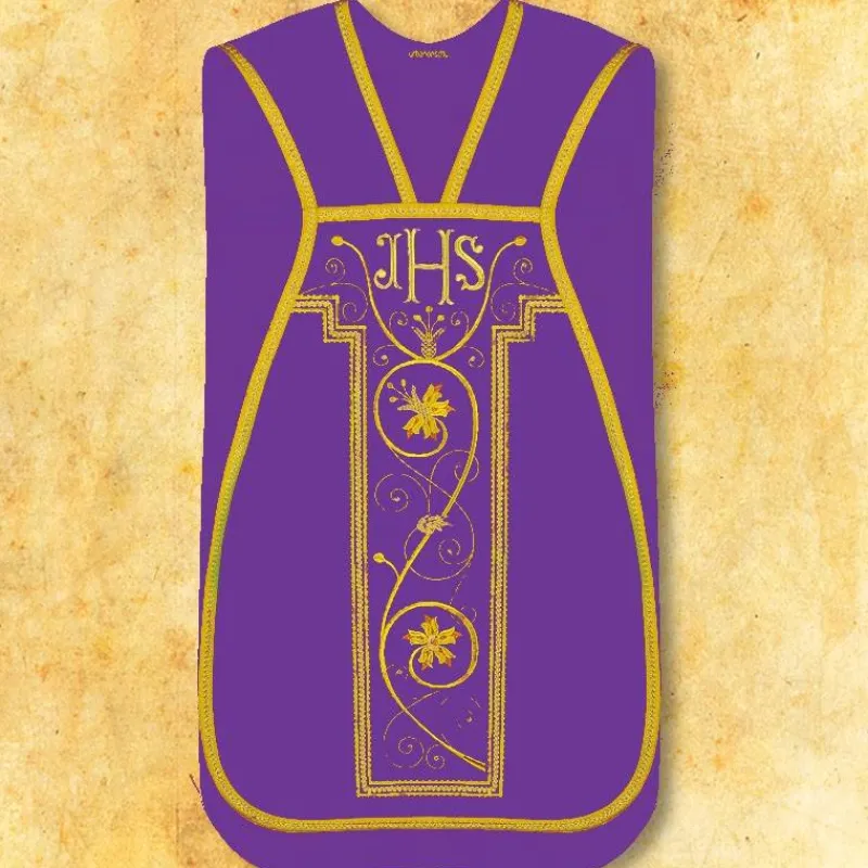 Best Sale Articles Religieux JP Chasuble romaine Agape pour messe