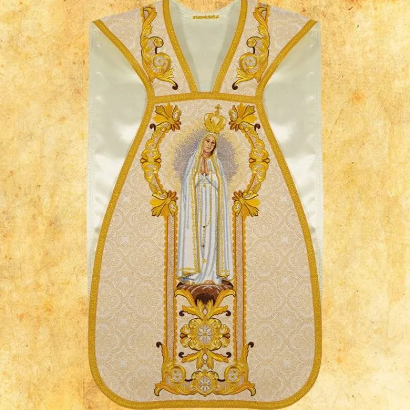 Fashion Articles Religieux JP Chasuble romaine Fatima