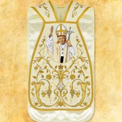 Shop Articles Religieux JP chasuble romaine Jean Paul II