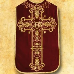 Clearance Articles Religieux JP Chasuble romaine pour messe trident