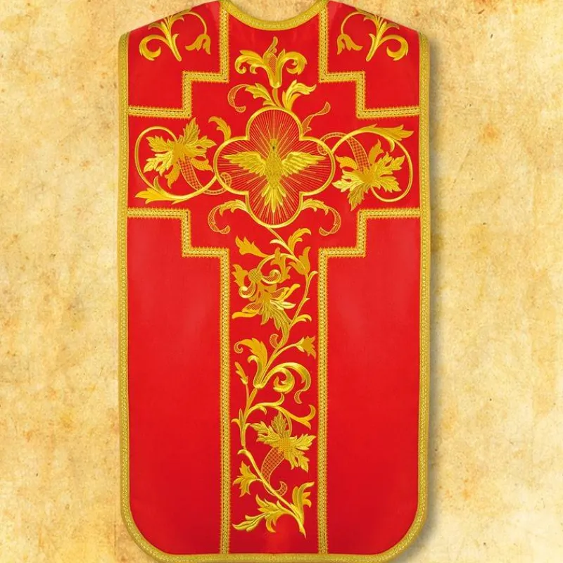 New Articles Religieux JP chasuble romaine Saint Esprit