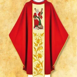 Fashion Articles Religieux JP Chasuble saint André Apôtre brodée