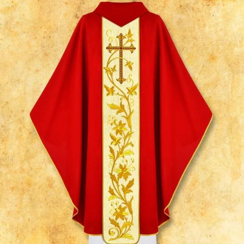 Best Sale Articles Religieux JP Chasuble Sainte Lucie pour messe patronale