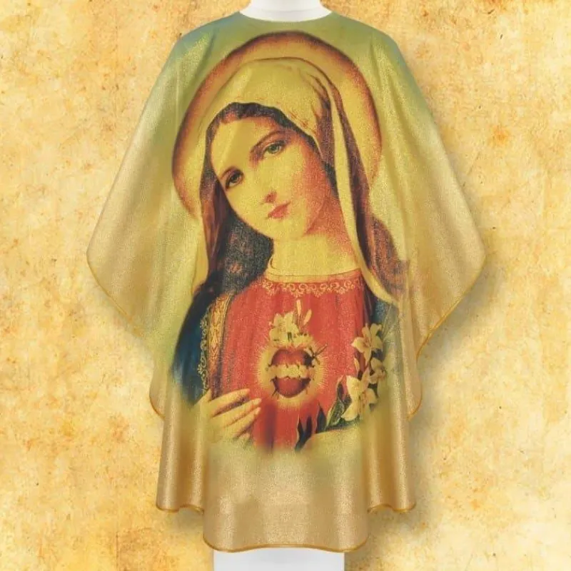 Hot Articles Religieux JP Chasuble Très Saint Cœur de Marie