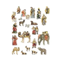 Outlet Articles Religieux JP crèche noël complet avec petit santons