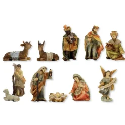 New Articles Religieux JP crèche noël complet avec petit santons
