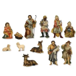 Hot Articles Religieux JP crèche noël complet avec petit santons