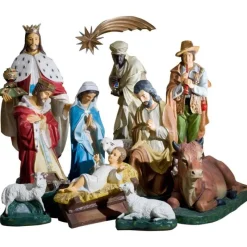 Flash Sale Articles Religieux JP Crèche noël complet pour paroisse