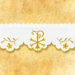 Sale Articles Religieux JP dentelle brodée