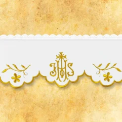 Sale Articles Religieux JP dentelle brodée