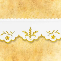 Sale Articles Religieux JP dentelle brodée