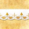Hot Articles Religieux JP dentelle brodée