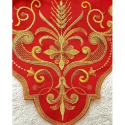Sale Articles Religieux JP dentelle brodée couleur