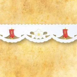 Flash Sale Articles Religieux JP dentelle brodée le agneau