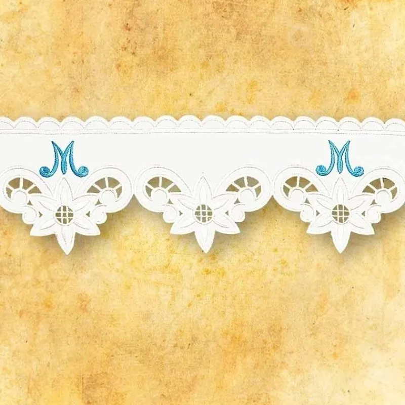 Store Articles Religieux JP dentelle brodée mariale