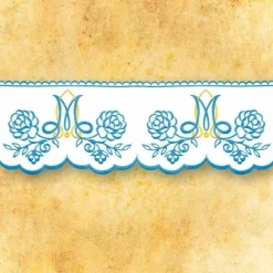Clearance Articles Religieux JP dentelle brodée mariale