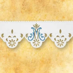 Store Articles Religieux JP dentelle brodée mariale pour église