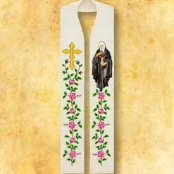 Clearance Articles Religieux JP Etole brodée Sainte Rita