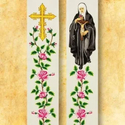 Clearance Articles Religieux JP Etole brodée Sainte Rita