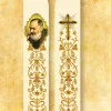 Sale Articles Religieux JP Etole liturgique brodée Padre Pio
