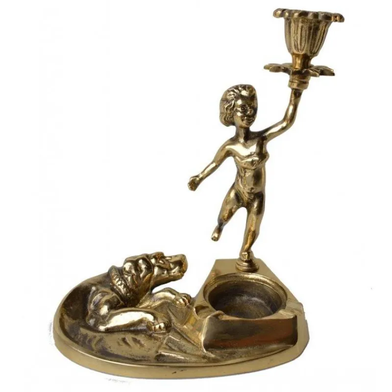 Best Sale Articles Religieux JP Le chandelier 1 flamme - Le chien -
