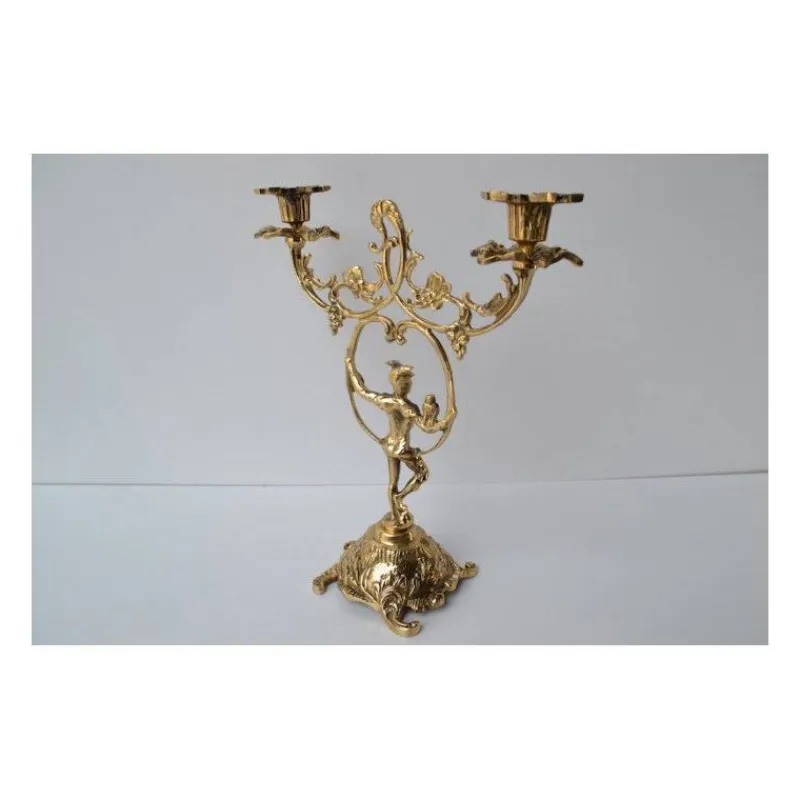Sale Articles Religieux JP Le chandelier 2 flammes -