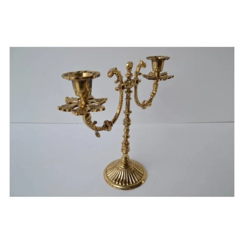 Flash Sale Articles Religieux JP Le chandelier 2 flammes -
