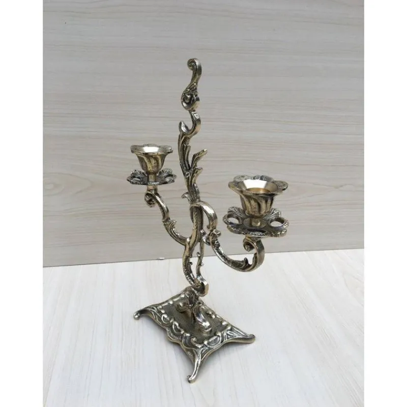 Shop Articles Religieux JP Le chandelier 2 flammes -