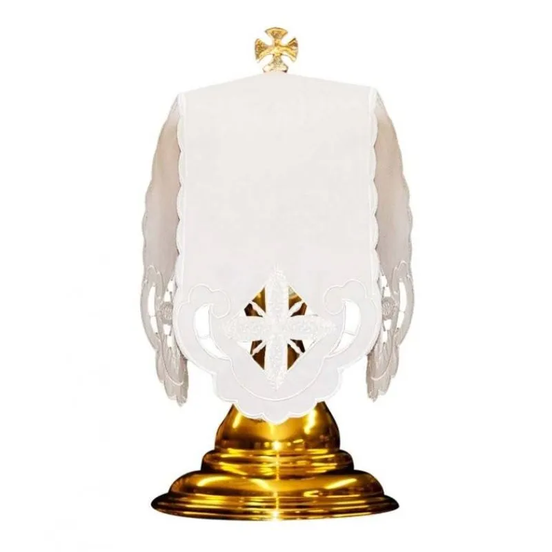 Shop Articles Religieux JP linge d'autel brodée blanc