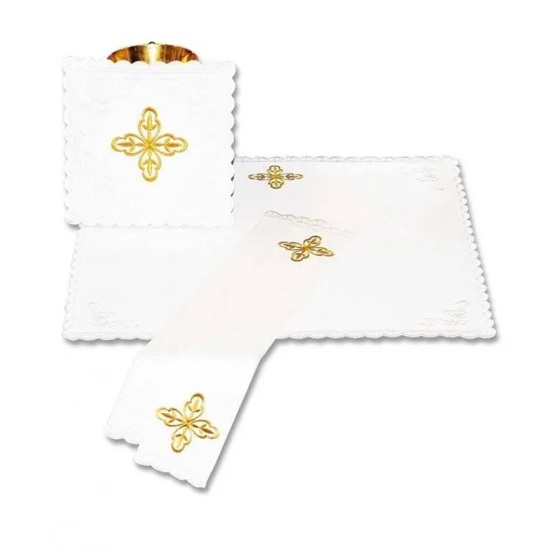 Store Articles Religieux JP linge d'autel brodée complet liturgique