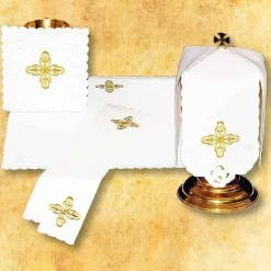 Store Articles Religieux JP linge d'autel brodée complet liturgique