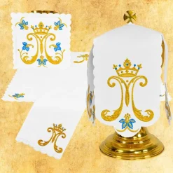 Outlet Articles Religieux JP linge d'autel brodée mariale