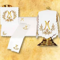 Cheap Articles Religieux JP linge d'autel complet pour messe mariale