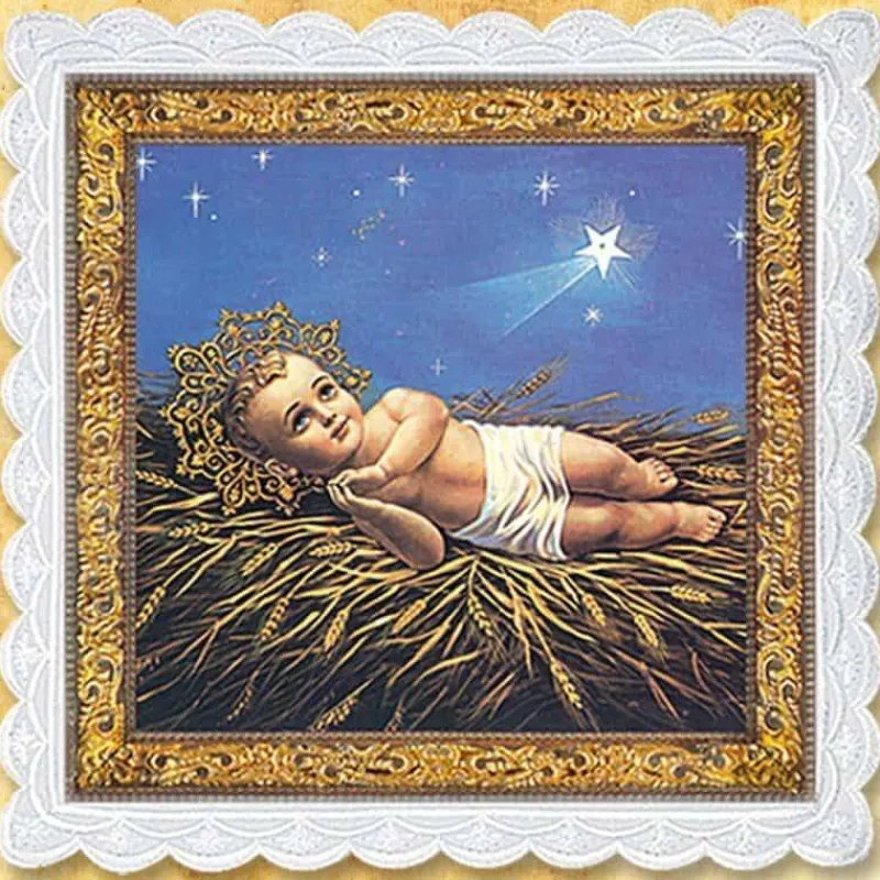 Best Sale Articles Religieux JP linge d'autel gloria in excelsis deo motif Noël