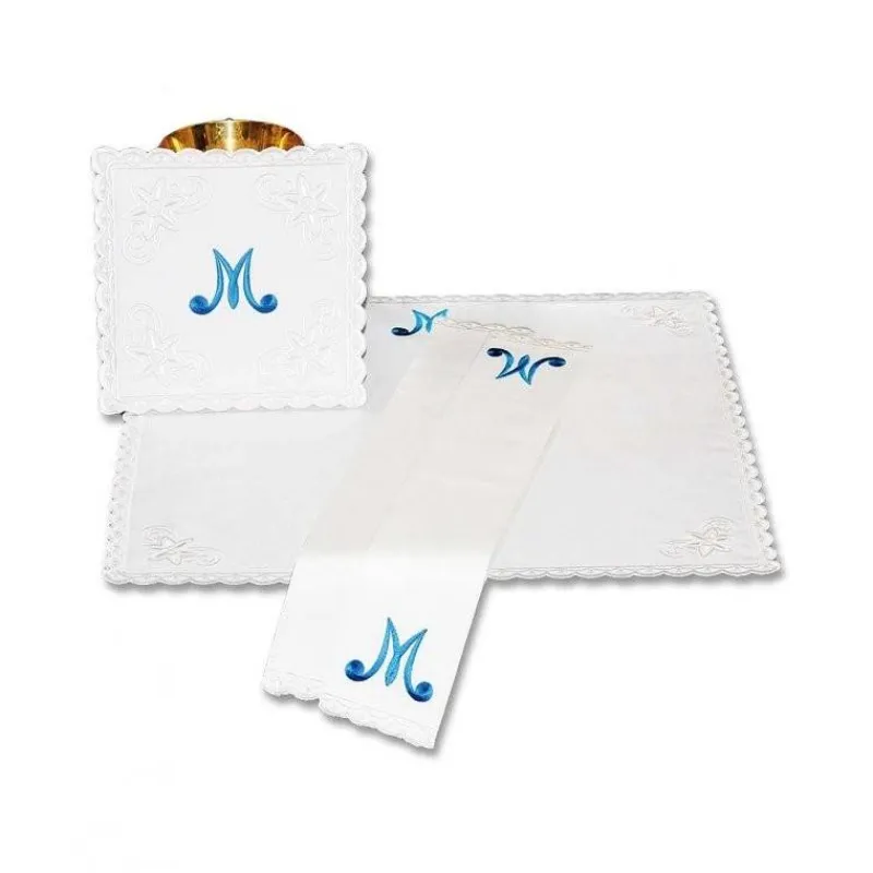 Cheap Articles Religieux JP linge de autel brodée motif mariale