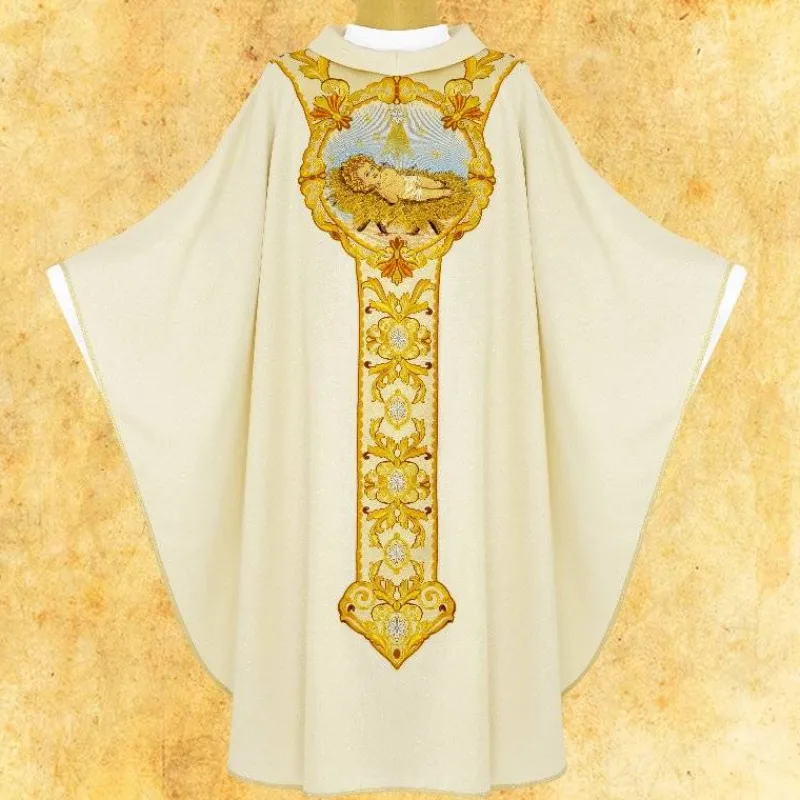 Fashion Articles Religieux JP Magnifique Chasuble avec motif Noël
