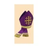 Outlet Articles Religieux JP Mitre La Croix violet -